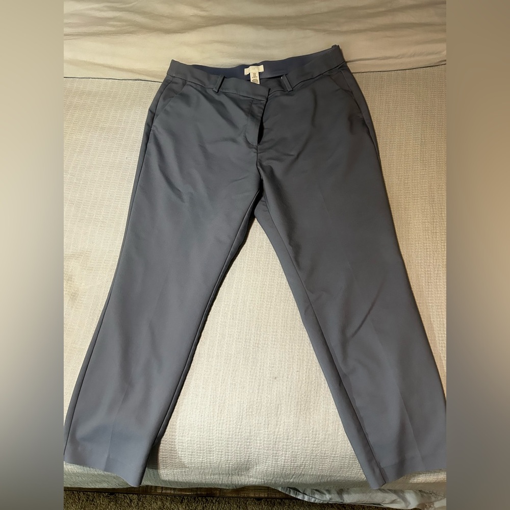 H&M periwinkle blue ankle pants. Size 18. Only worn once.